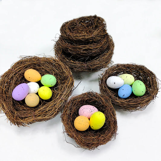 Easter Artificial Bird Nest Easter Eggs