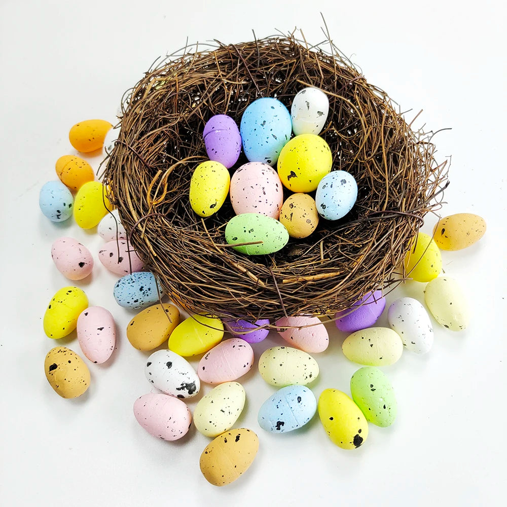 Easter Artificial Bird Nest Easter Eggs