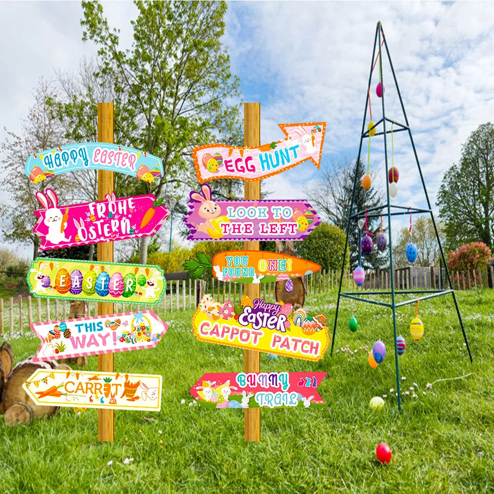 Easter Decorations Outdoor Yard Signs