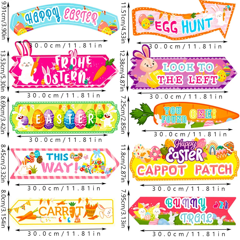 Easter Decorations Outdoor Yard Signs