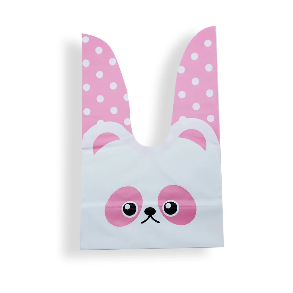 Easter Rabbit Ear Bags Plastic Cookie Candy Gift Bags