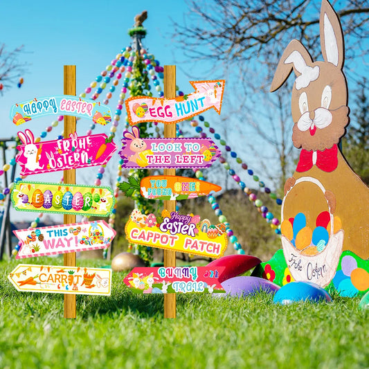 Easter Decorations Outdoor Yard Signs