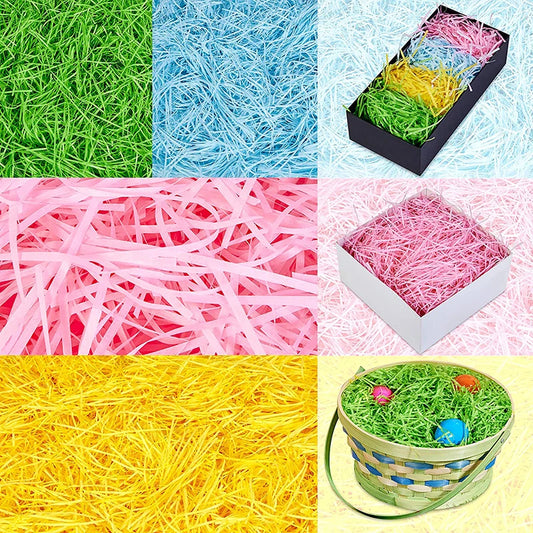 Easter Basket Eggs Fillers Grass Tissue DIY Gift Box Decor