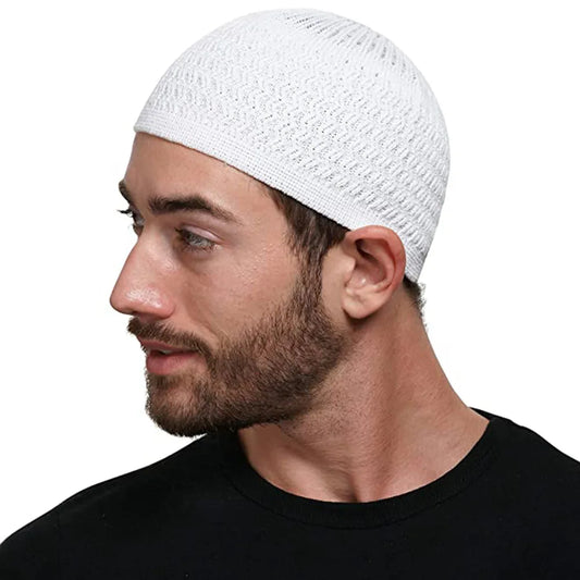 Ramadan Jewish Kippah Homme Hat Men's Wrap Head Caps