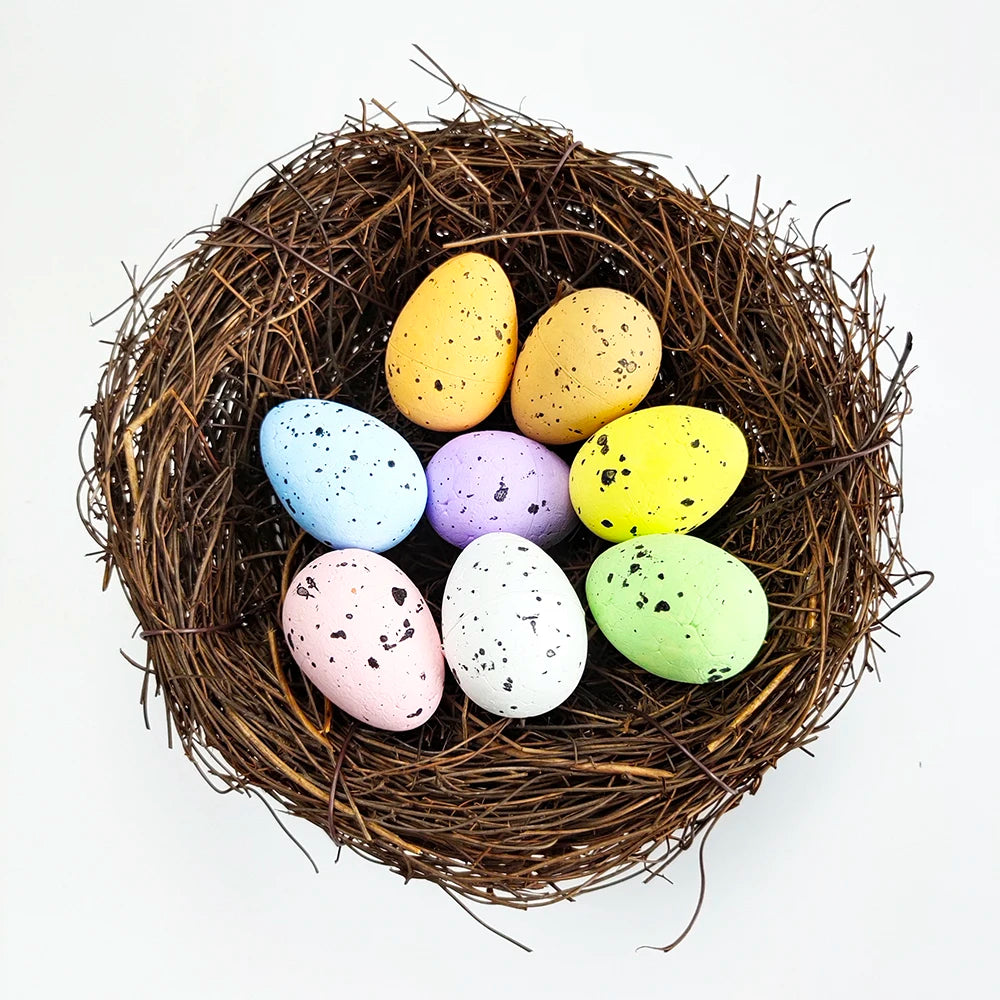 Easter Artificial Bird Nest Easter Eggs