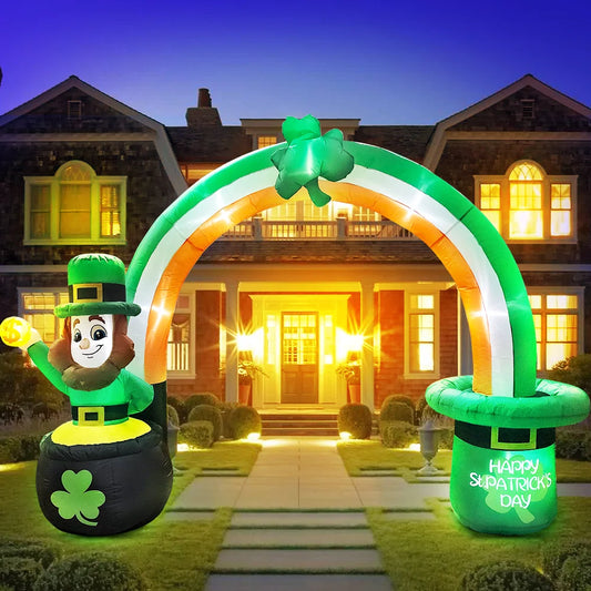 St Patrick Day Inflatable Decoration for Home Outdoor