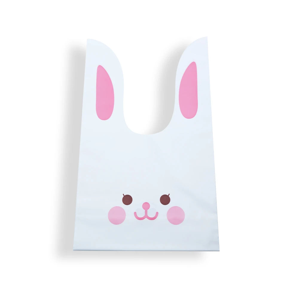 Easter Rabbit Ear Bags Plastic Cookie Candy Gift Bags