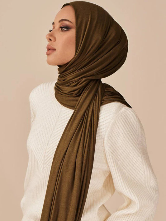 Hijab Scarf For Muslim Women Shawl Stretchy